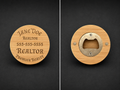 Magnetic Bamboo Bottle Opener