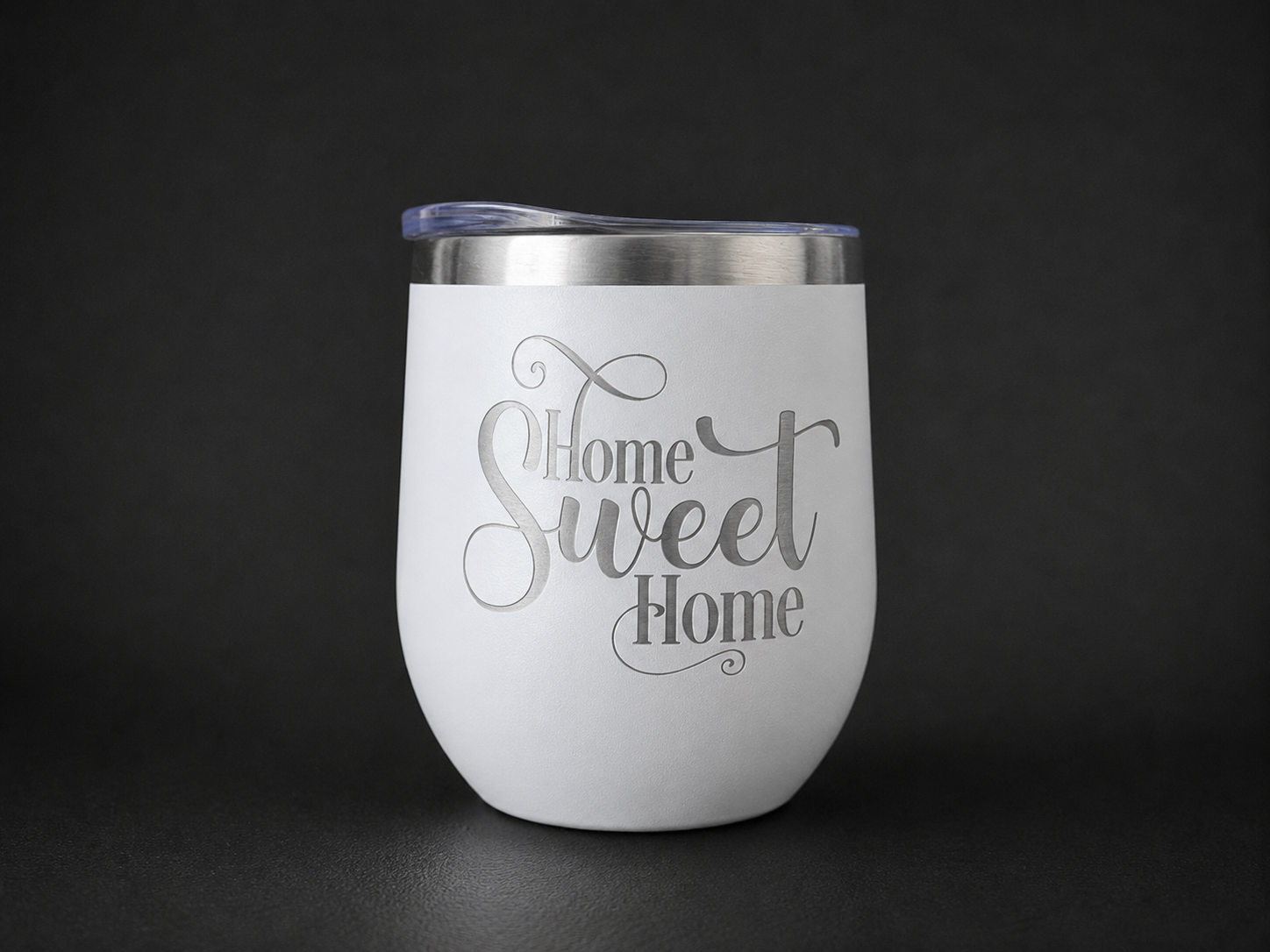 White 12oz Wine Tumbler